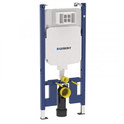 Комплект унитаза с инсталляцией Geberit Alpha 500.175.21.I цвет Белый с сиденьем Микролифт и клавишей смыва цвет Хром