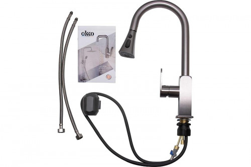 Смеситель для кухни Ekko E6003-21 цвет Темно-серый