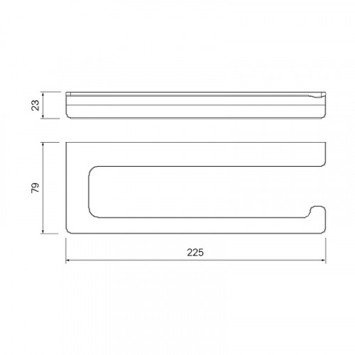 Держатель туалетной бумаги Iddis Slide SLISC00i43 Хром