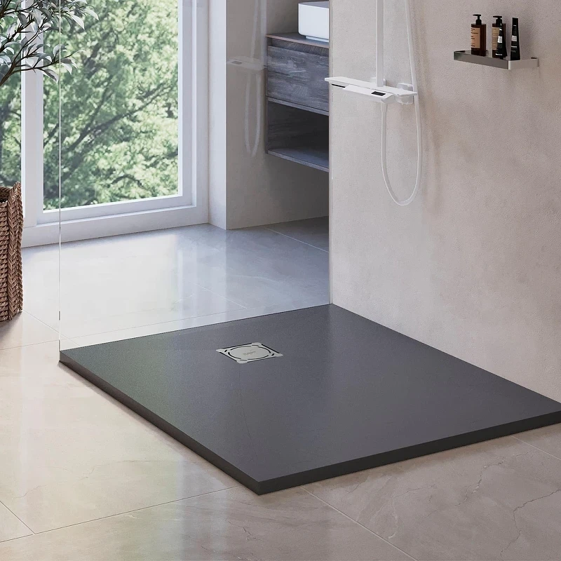 Душевой поддон из искусственного камня RGW Stone Tray (Стоун Трей) ST-G 120х90 16152912-002 цвет Графит