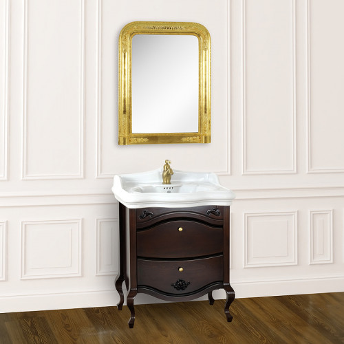 Тумба под раковину Migliore Impero 70 25979 Орех МДФ / ЛДСП, массив дерева