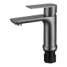 Смеситель для раковины Fmark FS8801Q цвет Графит