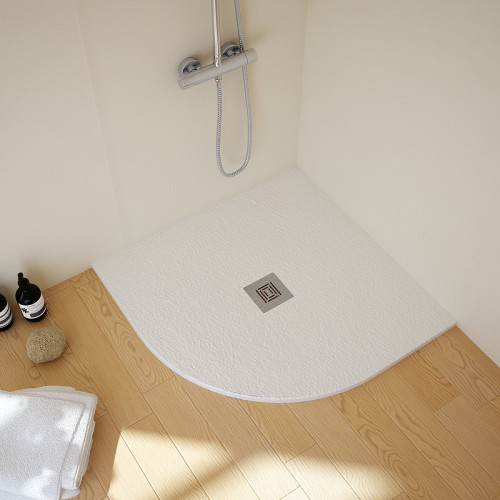 Душевой поддон из искусственного камня Stpool Lite 90х90 1237427 White Matt