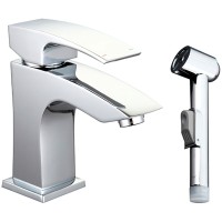 Смеситель для раковины Gappo G07 G1207 с гигиеническим душем Хром латунь
