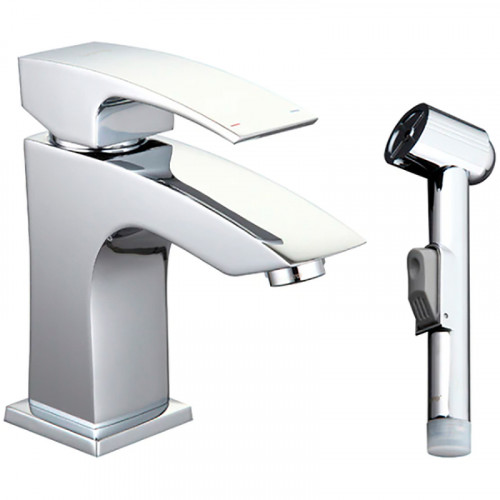 Смеситель для раковины Gappo G07 G1207 с гигиеническим душем Хром латунь