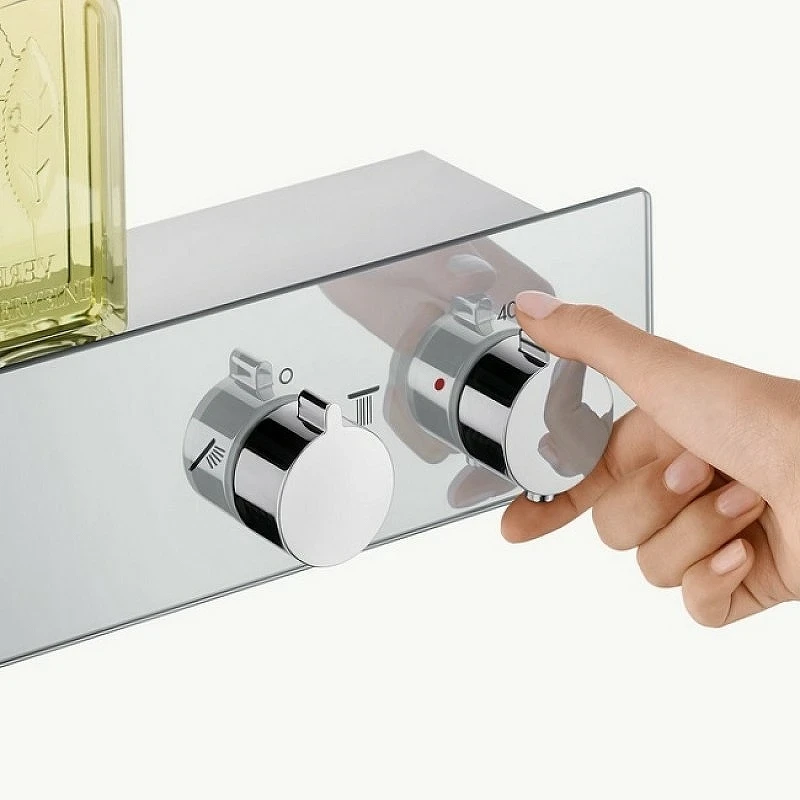 Смеситель для ванны Hansgrohe ShowerTablet 13107000 с термостатом Хром
