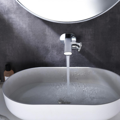 Смеситель для раковины Black&amp;White Gravity GF-7407-С 7407C цвет Хром