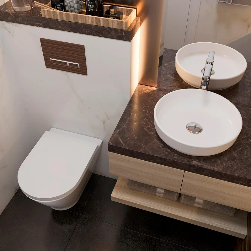 Раковина-чаша Lavinia Boho Bathroom Sink Slim 40 33311005 цвет Белый глянцевый