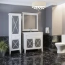 Зеркало Opadiris Палермо 90 Z0000008548 Белое матовое массив дерева, стекло