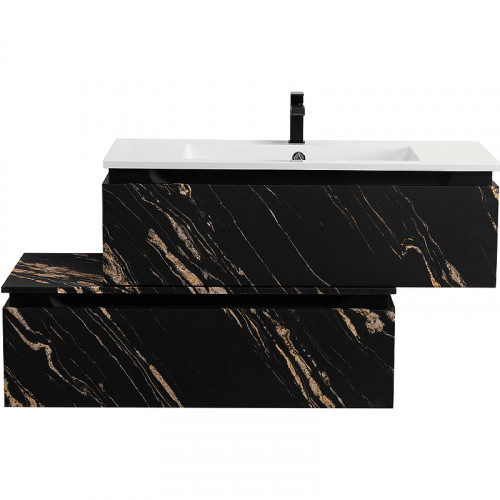 Тумба Cezares Slider 100 SLIDER-1000-1C-PI-NF-P Черный фьюжн МДФ / ЛДСП