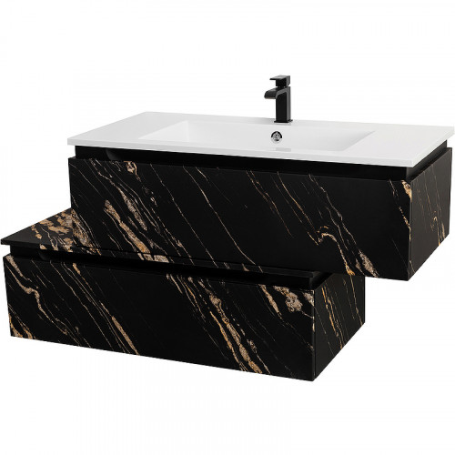 Тумба Cezares Slider 100 SLIDER-1000-1C-PI-NF-P Черный фьюжн МДФ / ЛДСП