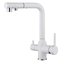 Смеситель для кухни Abber Emotion AF8814W цвет Белый матовый