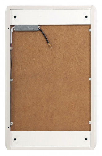 Зеркальный шкаф BelBagno Marino 40 SPC-MAR-400/800-1A-LED-TCH с подсветкой Белый МДФ / ЛДСП