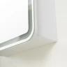 Зеркальный шкаф BelBagno Marino 40 SPC-MAR-400/800-1A-LED-TCH с подсветкой Белый МДФ / ЛДСП
