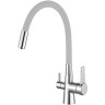 Смеситель для кухни Haiba HB76858-3 Хром Серый латунь