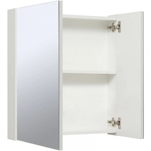 Зеркальный шкаф Runo Лада 60 00-00001159 Белый МДФ / ЛДСП, стекло