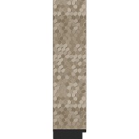 Зеркало Evoform Octagon 62x82 BY 7103 в багетной раме - Соты титан 70 мм стекло