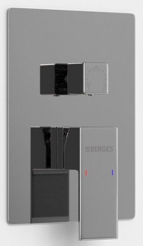 Душевая система Berges Nardis 3S 071005 Хром сильвер латунь встраиваемый