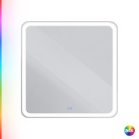 Зеркало Cezares Multicolore 80 CZR-SPC-MC-800-800-RGB-TCH с подсветкой с сенсорным выключателем и функцией памяти стекло