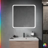 Зеркало Cezares Multicolore 80 CZR-SPC-MC-800-800-RGB-TCH с подсветкой с сенсорным выключателем и функцией памяти стекло