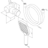 Душевой гарнитур AM.PM Func F0118F000 цвет Хром