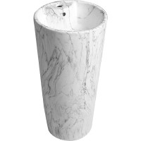 Раковина SantiLine 41 SL-4008 Под мрамор фаянс напольный