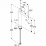 Смеситель для раковины Kludi Bozz 382865376 Белый матовый латунь