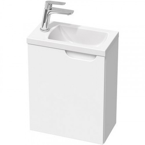 Тумба под раковину Ravak SD Classic 40 L X000001484 подвесная Белая глянцевая МДФ / ЛДСП