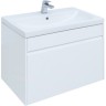 Тумба с раковиной Aquanet Палермо (Moduo) 80 273123 подвесная Белый глянец МДФ / ЛДСП