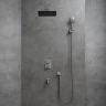 Душевая система Lemark Bronx LM3742GM c термостатом цвет Графит