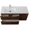Тумба под раковину BelBagno Etna 100 L ETNA-1000-2C-1A-SO-RW-L подвесная Rovere Moro МДФ / ЛДСП