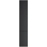 Шкаф пенал AM.PM Gem 30 R M90CHR0306BM подвесной Черный матовый МДФ / ЛДСП