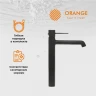Смеситель для раковины Orange Karl M05-121b Черный латунь