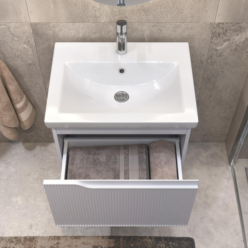 Тумба под раковину Vigo Neo 60 339 подвесная цвет Белый