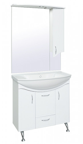 Тумба под раковину Runo Севилья 85 00000000597 Белая МДФ / ЛДСП