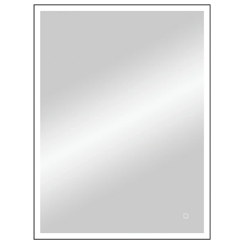 Зеркало Континент Solid 600x800 ЗЛП622 с подсветкой с сенсорным выключателем стекло
