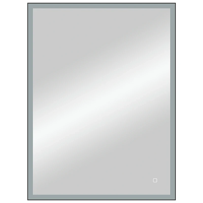 Зеркало Континент Solid 600x800 ЗЛП622 с подсветкой с сенсорным выключателем стекло