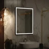 Зеркало Континент Solid 600x800 ЗЛП622 с подсветкой с сенсорным выключателем стекло