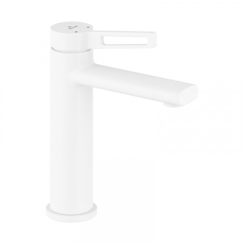 Смеситель для раковины Wellsee ONCE! and forever 182405000 цвет Белый матовый