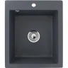 Кухонная мойка Ulgran Classic U-404-343 Антрацит искусственный камень (литьевой мрамор) встраиваемый