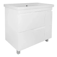 Тумба с раковиной Azario Kantri 80 CS00097254 цвет Белый глянец