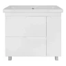 Тумба с раковиной Azario Kantri 80 CS00097254 цвет Белый глянец