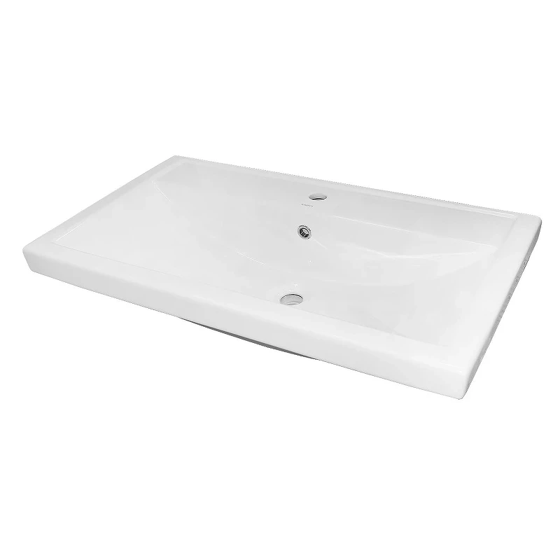 Тумба с раковиной Azario Kantri 80 CS00097254 цвет Белый глянец