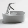 Раковина Ceramicanova Element 50 CN6036 Белая фарфор накладная