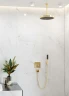 Смеситель для душа Hansgrohe ShowerSelect 15763990 с термостатом Полированное золото латунь встраиваемый