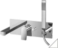 Смеситель для ванны Paffoni Tilt TI001BO цвет Белый матовый