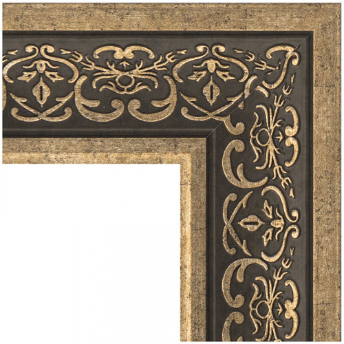 Зеркало Evoform Definite 163х83 BY 3352 в багетной раме - Вензель серебряный 101 мм стекло