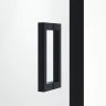 Душевая дверь RGW Passage PA-016B 130 350801613-24 профиль Черный стекло матовое-сатинат
