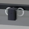 Душевая дверь RGW Passage PA-016B 130 350801613-24 профиль Черный стекло матовое-сатинат