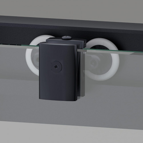 Душевая дверь RGW Passage PA-016B 130 350801613-24 профиль Черный стекло матовое-сатинат